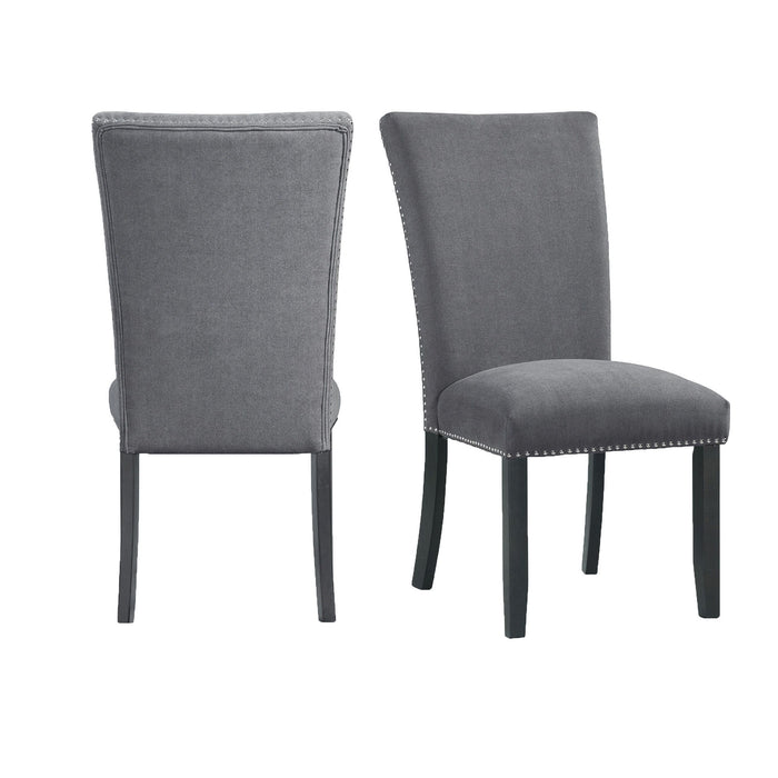 Tuscany - Standard Height Side Chair (Set of 2) - Charcoal