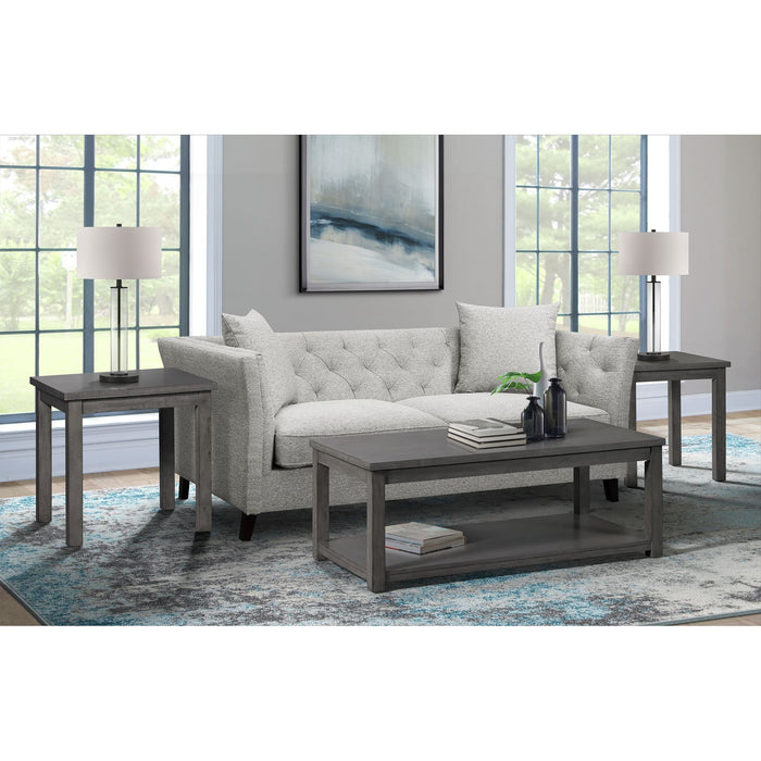 Rina - Three Pack Occasional set, coffee With Casters - Gray